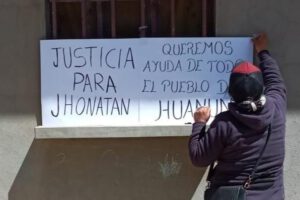 Búsqueda de Jhonatan Pirapi desaparecido