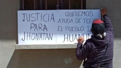 Búsqueda de Jhonatan Pirapi desaparecido