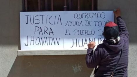 Búsqueda de Jhonatan Pirapi desaparecido