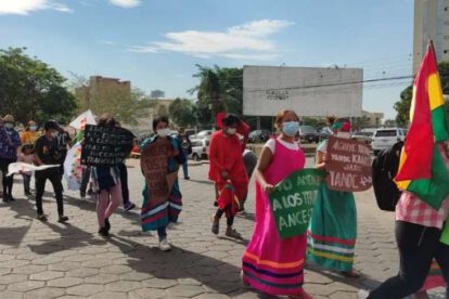 Marcha Indígena solicita la presencia del Presidente en el parlamento