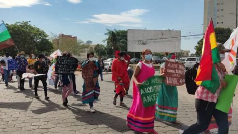 Marcha Indígena solicita la presencia del Presidente en el parlamento
