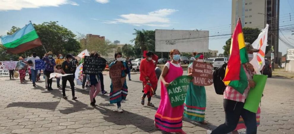 Marcha Indígena solicita la presencia del Presidente en el parlamento