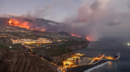 Terremoto en La Palma durante la erupción del volcán de Cumbre Vieja
