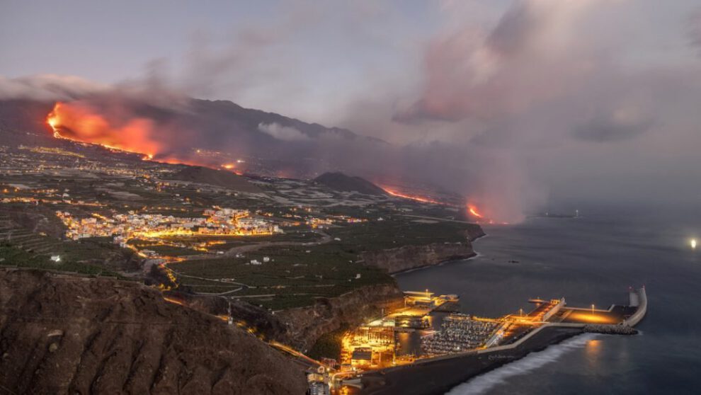Terremoto en La Palma durante la erupción del volcán de Cumbre Vieja