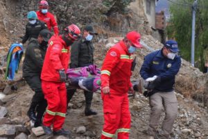 Derrumbe en La Paz
