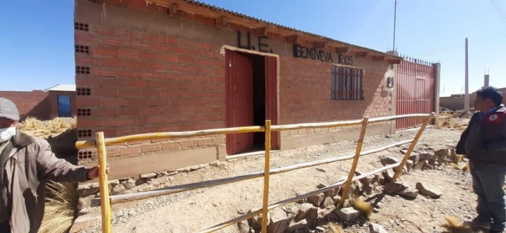 Unidades educativas con necesidades en Oruro