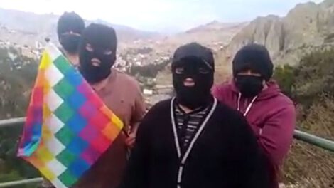 Amenazas a Camacho en video de encapuchados