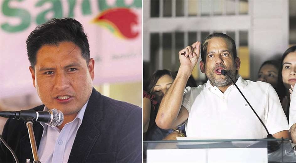 Vacunación en Santa Cruz con Jeyson Auza y Luis Fernando Camacho