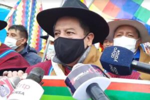 David Choquehuanca afirma que detrás de las movilizaciones están personas quienes buscan la impunidad