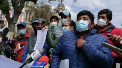 Dirigentes de Adepcoca en estado de emergencia