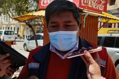 El vicepresidente del Comité Cívico, Germán Delgado, habla sobre el paro en pandemia