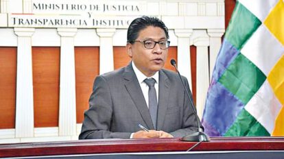 Ministro de Justicia, Iván Lima, sobre Jeanine Añez
