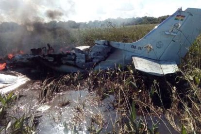 Accidente de avioneta en Riberalta