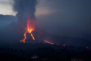 Derrumbe volcán La Palma