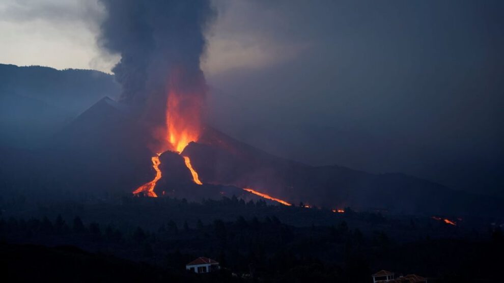 Derrumbe volcán La Palma