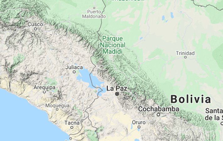 Sismo en La Paz y Cobija
