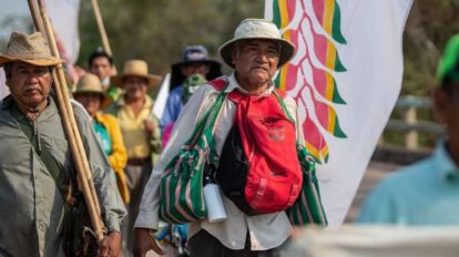 Marcha indígena Santa Cruz