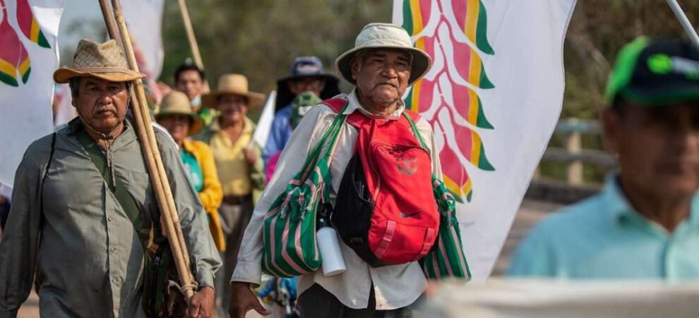 Marcha indígena Santa Cruz