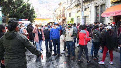 Defensa de la libre circulación en La Paz por el MAS