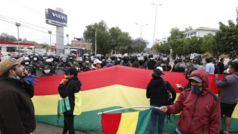 Paro cívico nacional en Bolivia