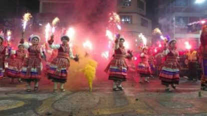 Conjunto Autóctono Wititis en devoción a la Virgen del Socavón