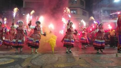 Conjunto Autóctono Wititis en devoción a la Virgen del Socavón