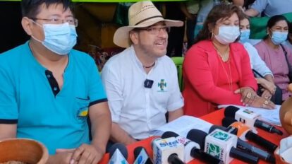 paro cívico en Santa Cruz liderado por Rómulo Calvo