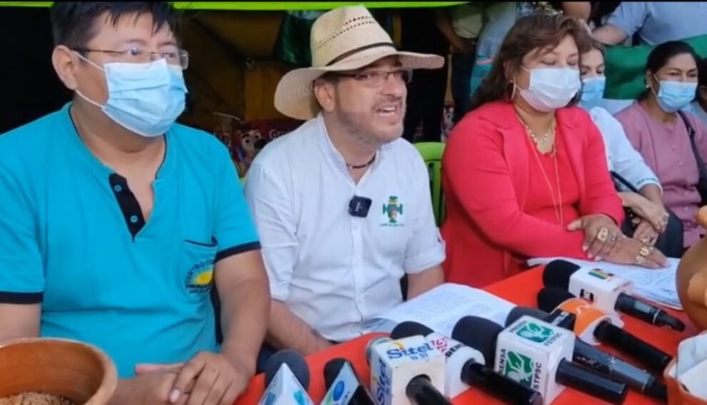 paro cívico en Santa Cruz liderado por Rómulo Calvo