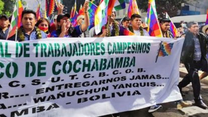 whipalazo en El Alto y Cochabamba