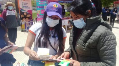 Día de la Mujer Boliviana en la Plaza Sebastián Pagador