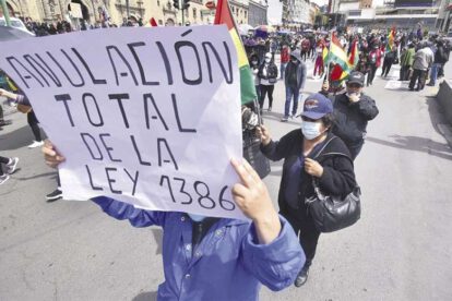 Paro de 48 horas por gremiales en La Paz