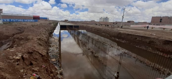 Embovedado del Canal Tagarete y tratamiento de aguas ácidas