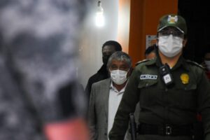 Iván Arias en la Fiscalía