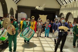 Retreta dominical en la celebración del Carnaval de Oruro