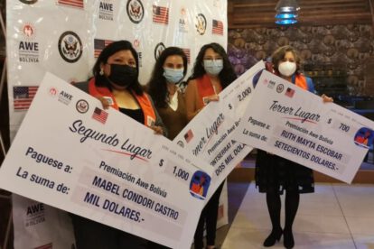 Capital semilla para emprendedoras orureñas graduadas por AWE