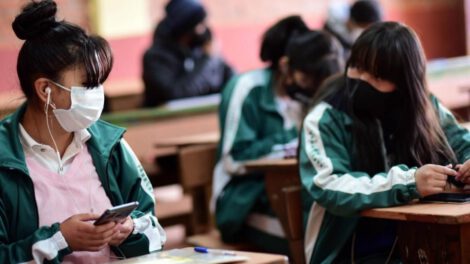 Clases a distancia en Bolivia