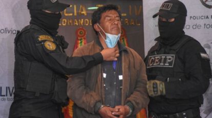 Detención domiciliaria explosivo La Paz