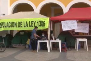 Paro de gremiales en Bolivia por la abrogación de la Ley 1386