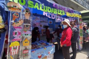 Feria informativa sobre alimentación saludable