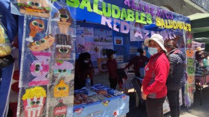 Feria informativa sobre alimentación saludable