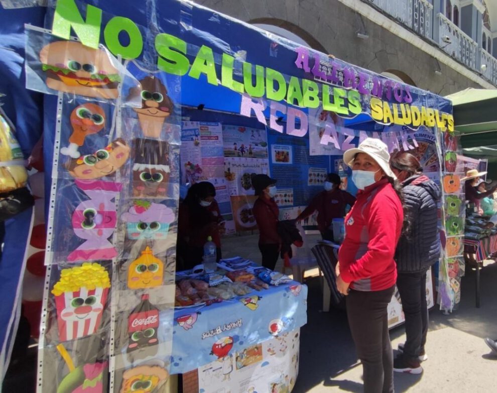Feria informativa sobre alimentación saludable