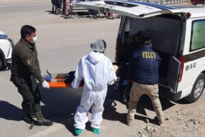 Broncoaspiración en mujer encontrada sin signos vitales