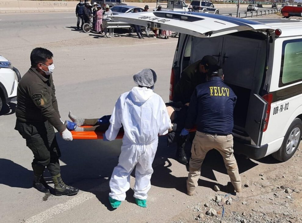 Broncoaspiración en mujer encontrada sin signos vitales