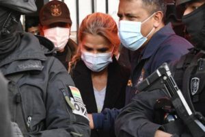 La expresidente Jeanine Añez