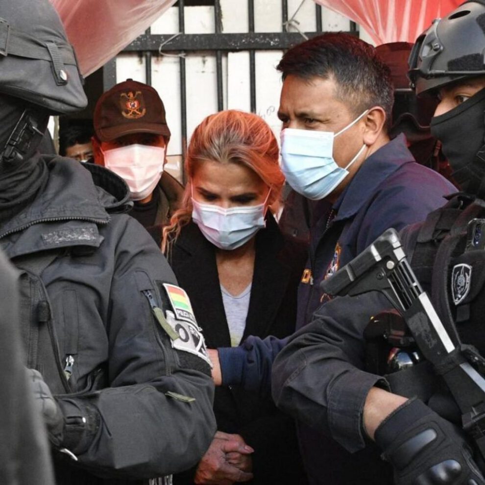 La expresidente Jeanine Añez