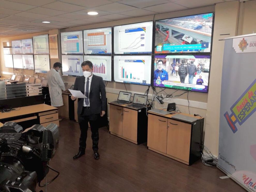 Incremento de casos Covid-19 en Bolivia