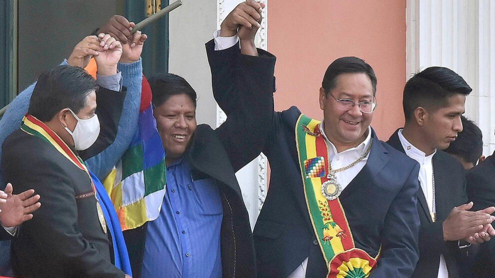 Luis Arce destaca la recuperación de la democracia