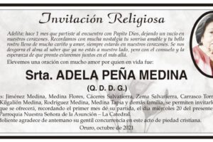Invitación Religiosa por Adela Peña Medina