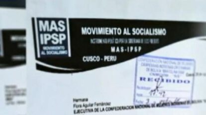 sede del MAS en Cusco