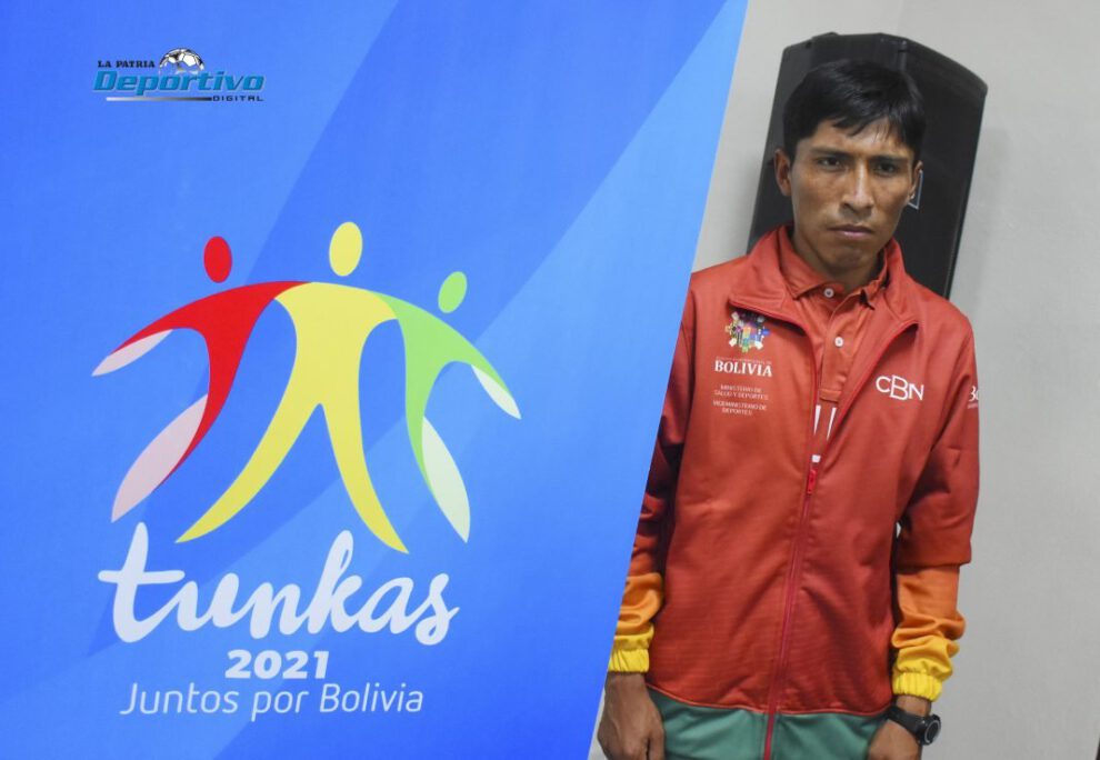 Héctor Garibay tras su triunfo en la Maratón de Buenos Aires